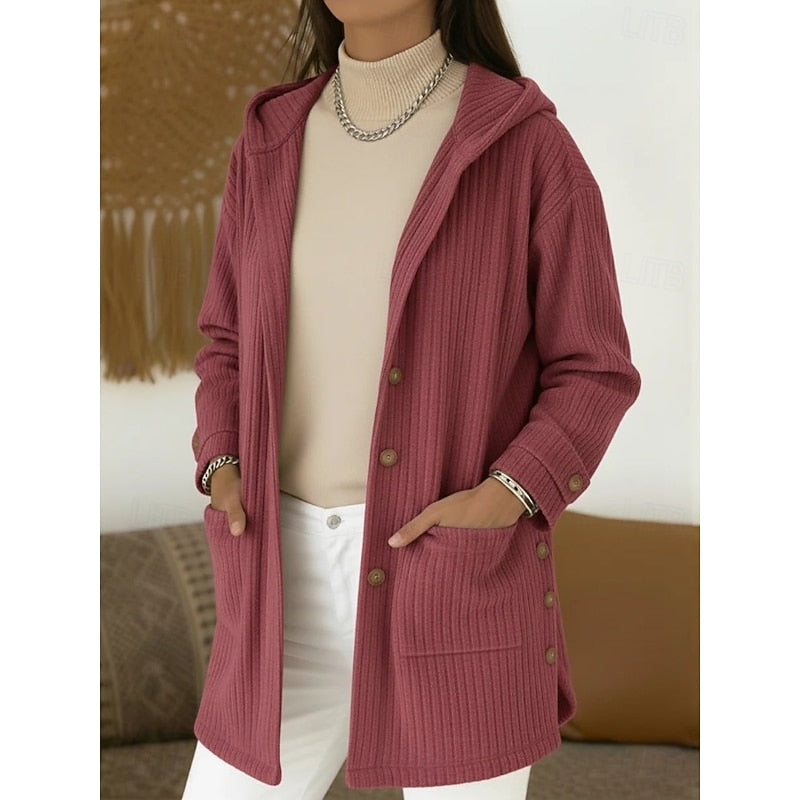 Sylvia | Hooded Longline Coat