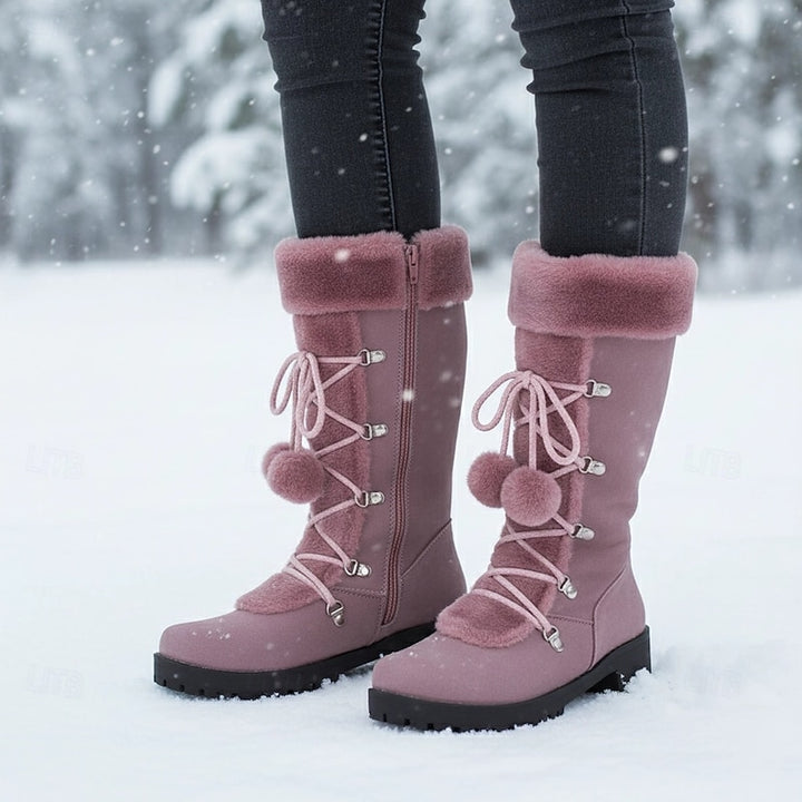 Danica | Cosy Lace-Up Winter Boots