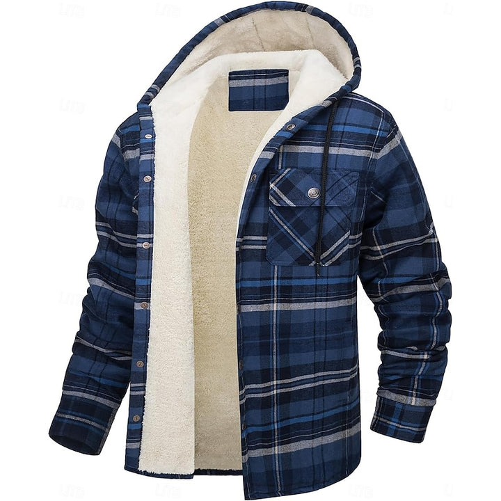 Graham | Hooded Check Shirt Jacket